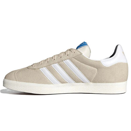 Adidas Gazelle Leather Mens Sneaker Hakiki Deri Günlük Spor Ayakkabı Bej
