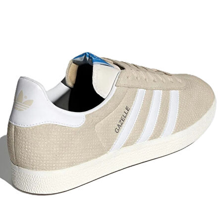 Adidas Gazelle Leather Mens Sneaker Hakiki Deri Günlük Spor Ayakkabı Bej