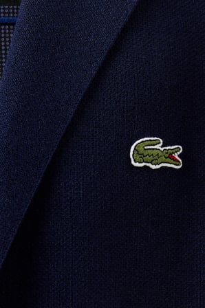 Lacoste Men's Classic Fit V Neck Cardigan Erkek Classic Fit V Yaka Triko Hırka Lacivert