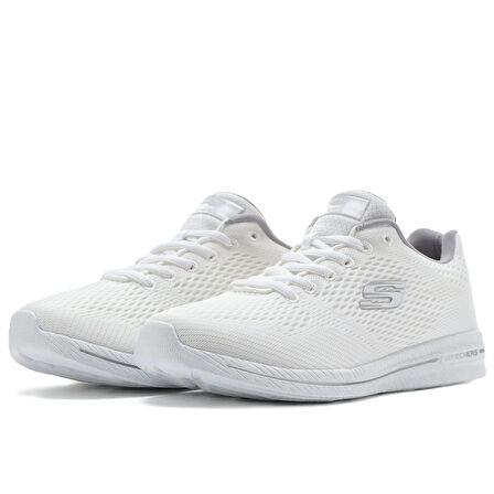 Skechers Burst  Memory Foam Womens Sneaker Hafızalı Taban Kadın Günlük Spor Ayakkabı Beyaz