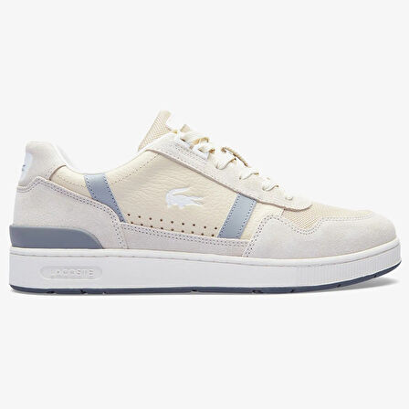 Lacoste T-Clip Hakiki Deri Erkek Bej Sneaker
