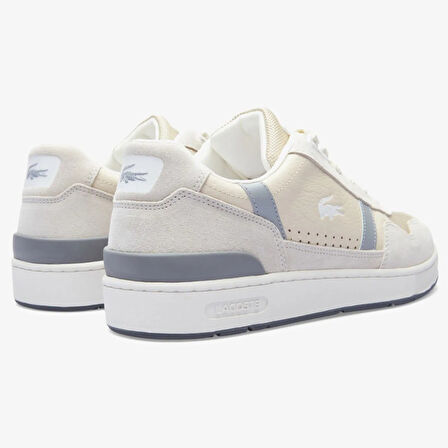 Lacoste T-Clip Hakiki Deri Erkek Bej Sneaker