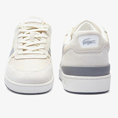 Lacoste T-Clip Hakiki Deri Erkek Bej Sneaker