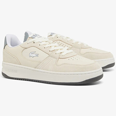 Lacoste L001 Set Hakiki Deri Erkek Krem Sneaker