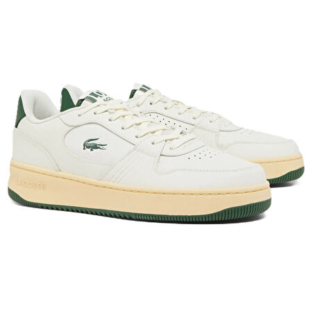 Lacoste L001 Set Hakiki Deri Erkek Krem Sneaker