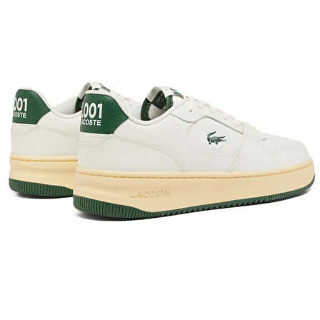 Lacoste L001 Set Hakiki Deri Erkek Krem Sneaker