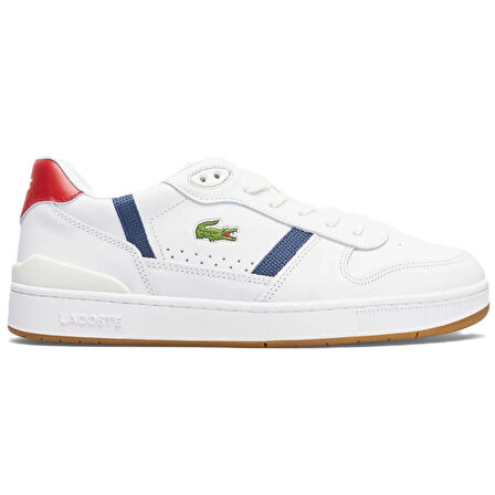 Lacoste T-Clip Set Hakiki Deri Erkek Beyaz Sneaker
