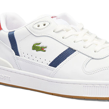 Lacoste T-Clip Set Hakiki Deri Erkek Beyaz Sneaker