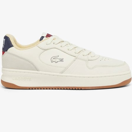 Lacoste L001 224 9 SMA Leather Mens Sneaker Hakiki Deri Erkek Günlük Spor Ayakkabı Krem