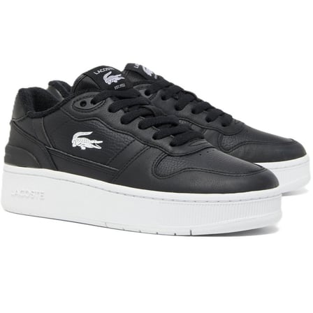 Lacoste T-Clip Platform Hakiki Deri Kadın Siyah Sneaker