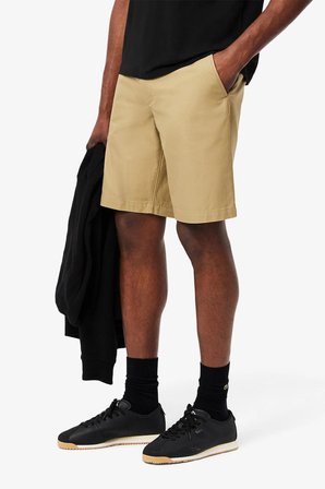 Lacoste Men's Regular Fit Cotton Bermuda Shorts Erkek Cepli Bermuda Şort Bej