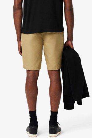 Lacoste Men's Regular Fit Cotton Bermuda Shorts Erkek Cepli Bermuda Şort Bej