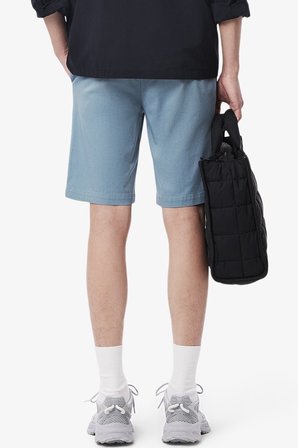 Lacoste Men's Slim Fit Bermuda Shorts Erkek Dar Kesim Pamuk Bermuda Şort Mavi