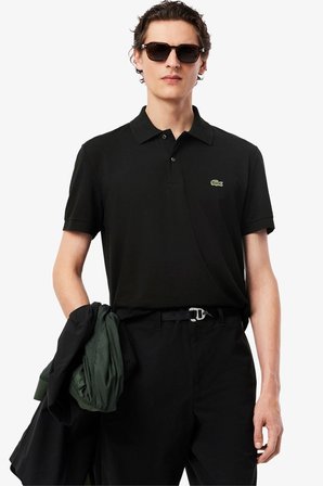 Lacoste L.12.12 Light Men's Classic Fit Polo T-shirt Erkek Polo Yaka Tişört Siyah 