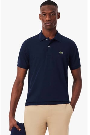 Lacoste L.12.12 Light Men's Classic Fit Polo T-shirt Erkek Polo Yaka Tişört Lacivert