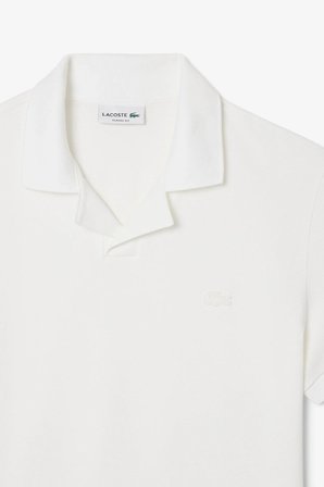 Lacoste Men's Classic Fit Paris Polo T-shirt Erkek Paris Polo Yaka Tişört Beyaz