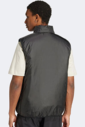 Adidas Essentials  3 Stripes Ins Erkek Dik Yaka Spor Yelek Siyah