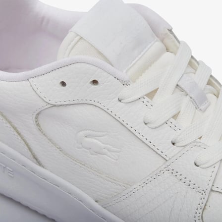 Lacoste L001 Leather Mens Sneaker Hakiki Deri Erkek Günlük Spor Ayakkabı Beyaz