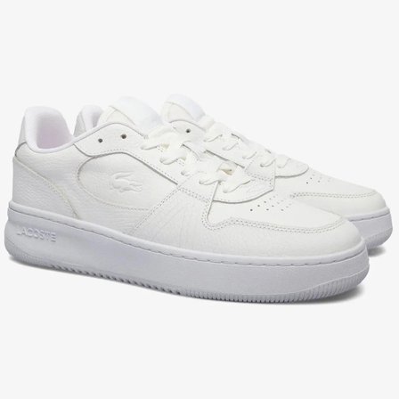 Lacoste L001 Leather Mens Sneaker Hakiki Deri Erkek Günlük Spor Ayakkabı Beyaz