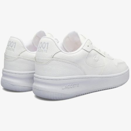 Lacoste L001 Leather Mens Sneaker Hakiki Deri Erkek Günlük Spor Ayakkabı Beyaz