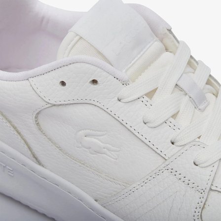 Lacoste L001 Leather Mens Sneaker Hakiki Deri Erkek Günlük Spor Ayakkabı Beyaz