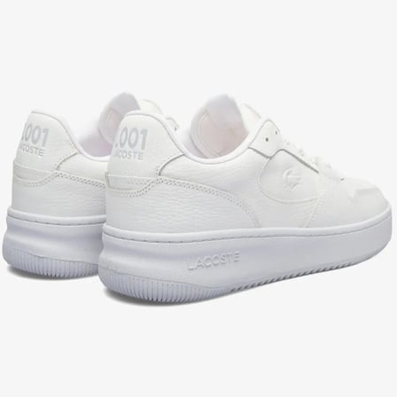 Lacoste L001 Leather Mens Sneaker Hakiki Deri Erkek Günlük Spor Ayakkabı Beyaz