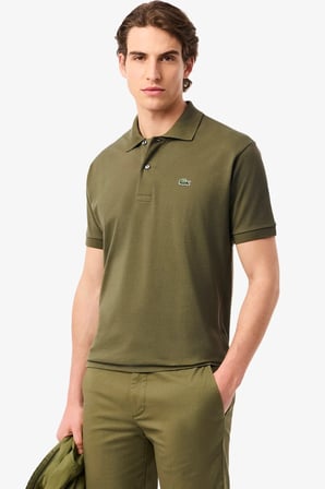 Lacoste Men's Classic Fit Polo T-shirt Erkek Polo Yaka Tişört Haki