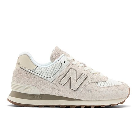 New Balance 574 Unisex Leather Sneaker Günlük Hakiki Deri Spor Ayakkabı Krem