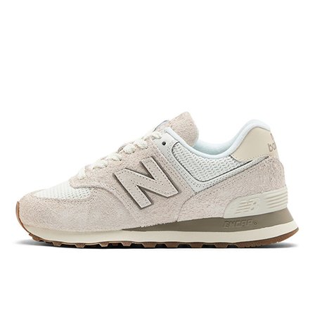New Balance 574 Unisex Leather Sneaker Günlük Hakiki Deri Spor Ayakkabı Krem