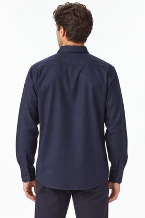 Lacoste Mens Regular Fit Navy Shirt Standart Kesim Erkek Gömlek Lacivert
