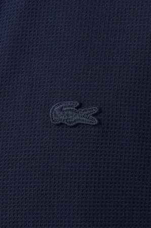 Lacoste Men's Regular Fit Button-Down Cotton Shirt Erkek Çıt Çıt Yaka Gömlek Lacivert