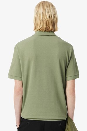 Lacoste Men's Loose Fit Kalın Pike Kumaş Polo T-shirt Erkek Polo Yaka Tişört Yeşil