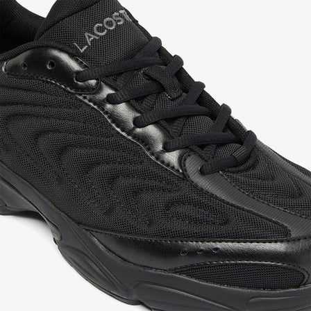 Lacoste Storm 96 2K Lite Leather Mens Sneaker Hakiki Deri Erkek Günlük Spor Ayakkabı Siyah