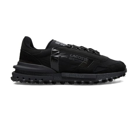 Lacoste Elite Active  Leather Mens Sneaker Hakiki Deri Erkek Günlük Spor Ayakkabı Siyah
