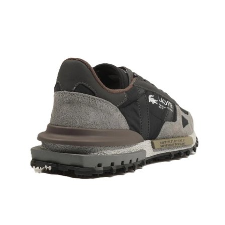 Lacoste Elite Active 225 4 SMA Leather Mens Sneaker Hakiki Deri Erkek Günlük Spor Ayakkabı Siyah