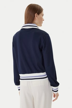Lacoste Womens Regular Fit Sweatshirt Pamuklu Standart Kesim Kadın Sweatshirt Lacivert