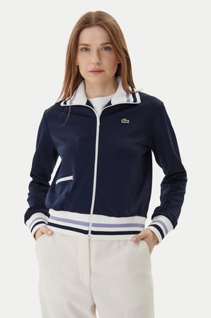 Lacoste Womens Regular Fit Sweatshirt Pamuklu Standart Kesim Kadın Sweatshirt Lacivert