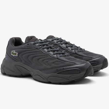 Lacoste Storm 96 2K Lite Leather Mens Sneaker Hakiki Deri Erkek Günlük Spor Ayakkabı Koyu Gri