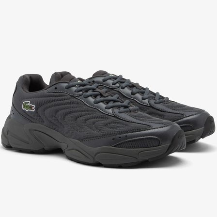 Lacoste Storm 96 2K Lite Leather Mens Sneaker Hakiki Deri Erkek Günlük Spor Ayakkabı Koyu Gri