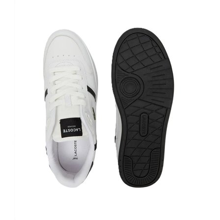 Lacoste T-Clip 225 8 SMA  Leather Mens Sneaker Hakiki Deri Günlük Spor Ayakkabı Beyaz Siyah