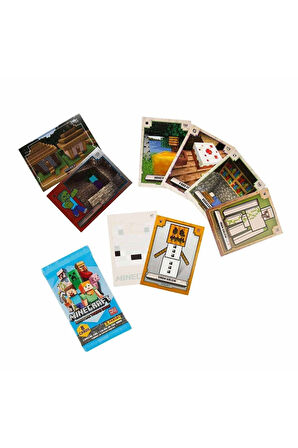Panini Minecraft Trading Card 5 Li Paket