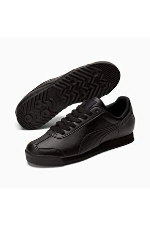 Puma Kadın Erkek Siyah Roma Basic Günlük Spor Ayakkabı VO35357217 