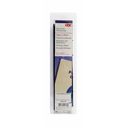 GBC VELOBIND 12 TIRNAK MAVİ A4X25 - 100ADET