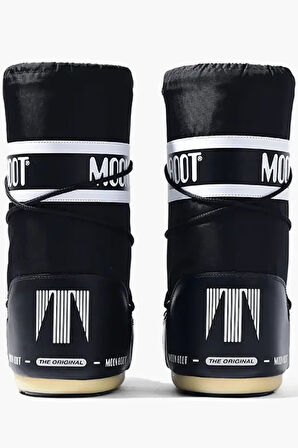 Moon Boot Icon Nylan Clasik Snowboot Kadın Uzun Bot Siyah