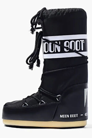 Moon Boot Icon Nylan Clasik Snowboot Kadın Uzun Bot Siyah