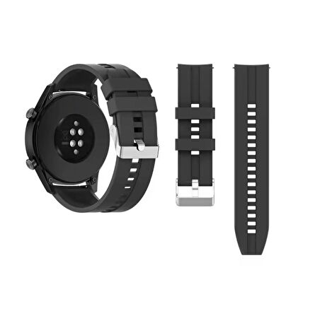 Huawei Gt / Gt2 / Gt2 Pro / Gt3 / Gt4 46MM - Samsung Gear Watch 46MM Silikon Kordon Kayış