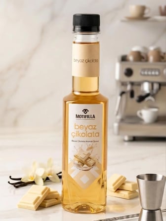BEYAZ ÇİKOLATA ŞURUP 250 ML. (350 GR.)
