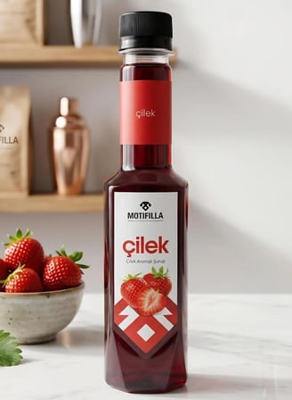 ÇİLEK ŞURUP 250 ML. ( 350 GR.)