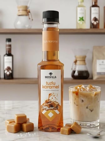 TUZLU KARAMEL ŞURUP 250 ML. ( 350 GR.)