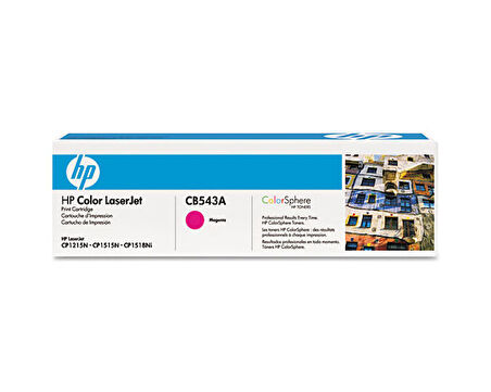Hp CB543A (125A) Kırmızı Orjinal Toner